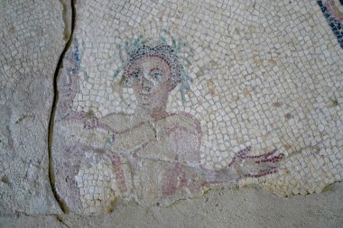 Porto Torres, Sardinya, İtalya 'da antik Roma mozaiği