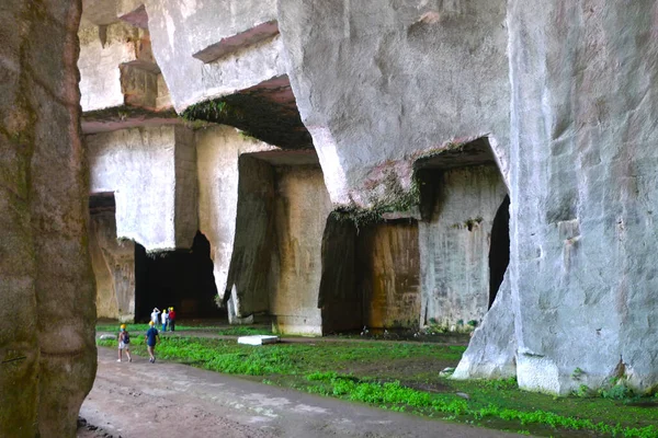 Neapolis Sítio Arqueológico Siracusa Sicília Itália — Fotografia de Stock