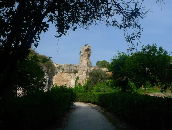 Neapolis Archaeolgical Site Siracusa Sicily Italy — Stock Photo, Image