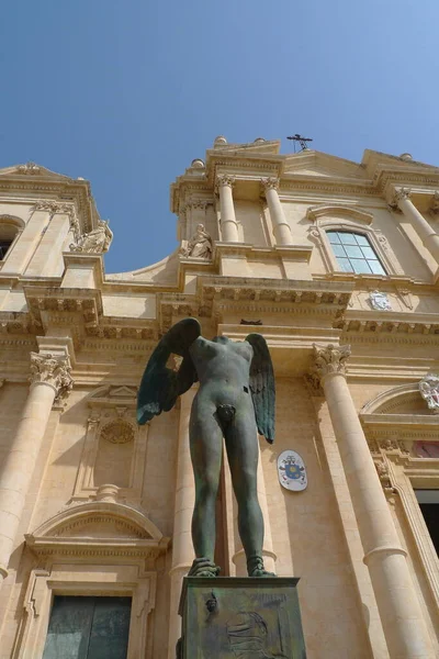 Barokki Arkkitehtuuri Noto Sisilia Italia — kuvapankkivalokuva