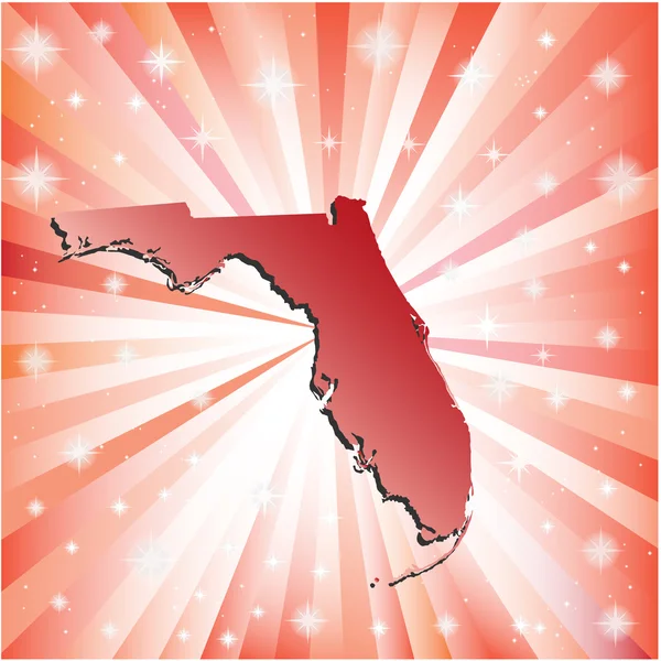 Piros florida. — Stock Vector