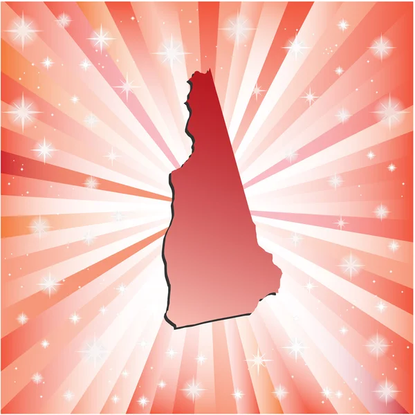 Red New Hampshire. — Stock Vector