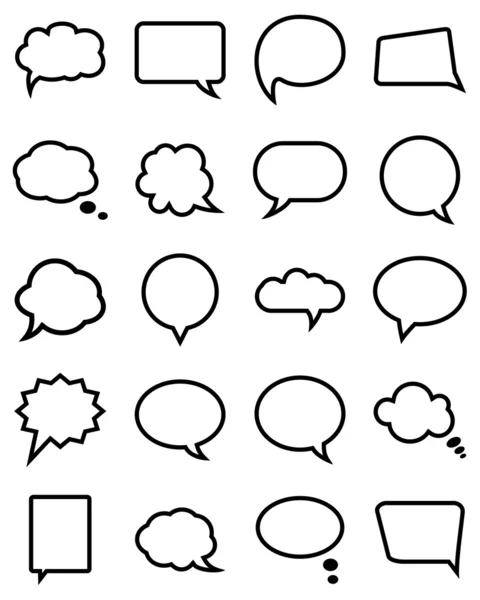 Speech bubble collection. — Stock Vector