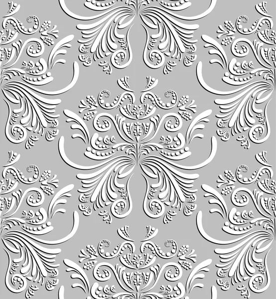 Vector floral sem costura fundo padrão — Vetor de Stock