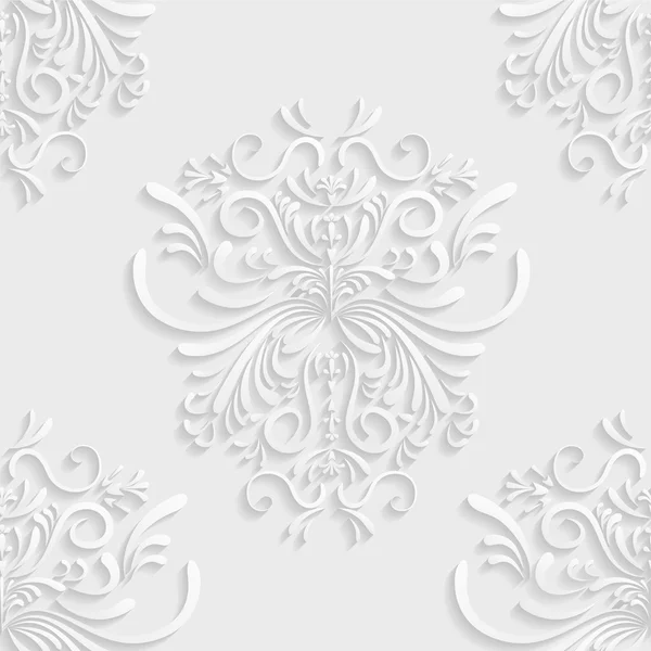 Fondo floral patrón sin costuras — Vector de stock