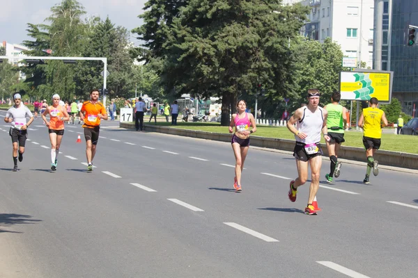 Skopje maraton 2016 Stock Snímky