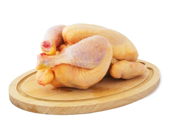 Chicken on white — Stock Photo, Image