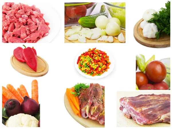 Food Collage — Stock Photo, Image