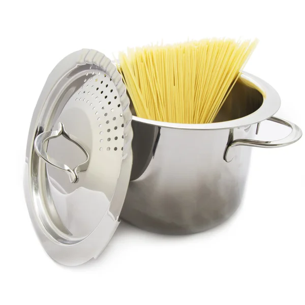 Spaghetti in Pot — Stock Photo, Image