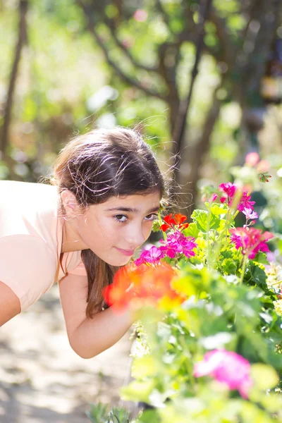 Girl in the Garden — Stock Photo, Image