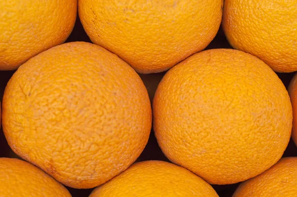 Closeup of sliced orange Royalty Free Stock Photos