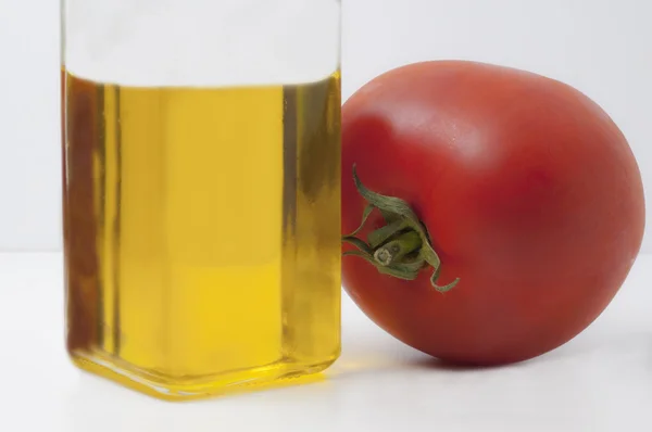 Tomate y aceite — Foto de Stock