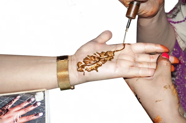 Татуювання на руках — стокове фото