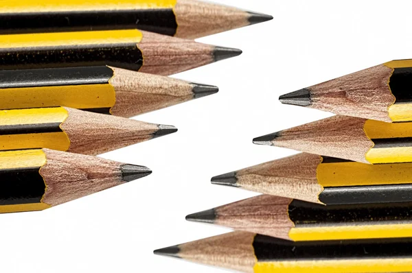 Pencils isolated on white background — Stock Photo, Image