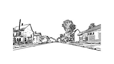 Concord 'un simgesi olan Print Building View, New Hampshire' ın başkentidir..