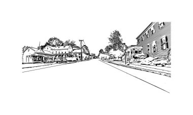 Concord 'un simgesi olan Print Building View, New Hampshire' ın başkentidir..