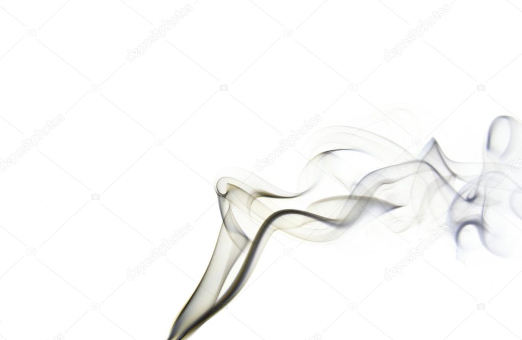 Colored Smoke with plain background