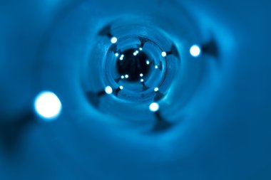 LED ışıkları ile tünel