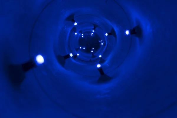 LED-es lámpák alagút — Stock Fotó