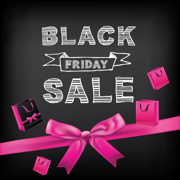 Poster Sale Black Friday — Stock Vector