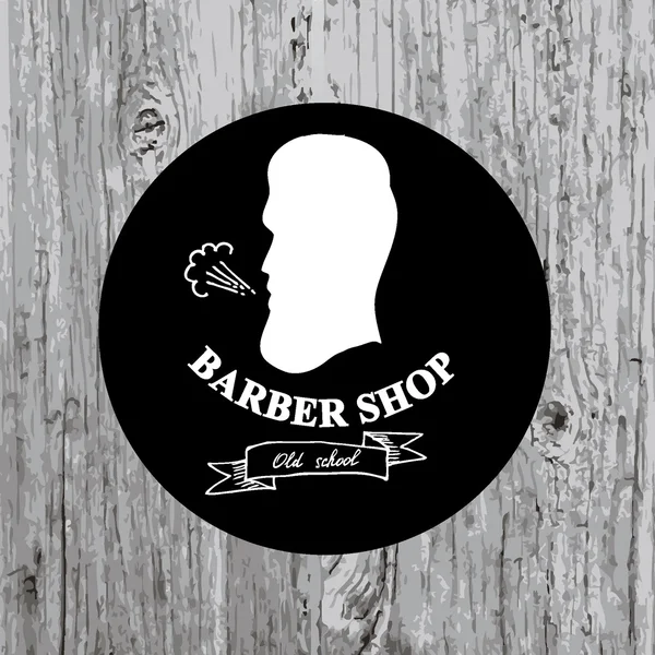 Etiqueta da barbearia —  Vetores de Stock