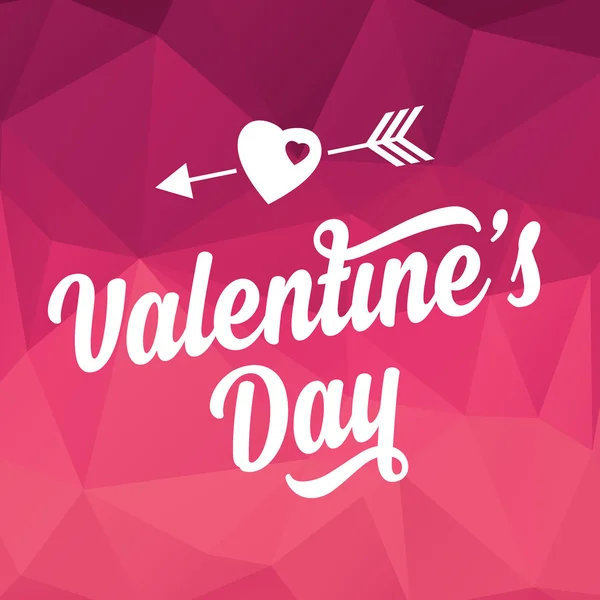 Valentýna plakát. — Stockový vektor