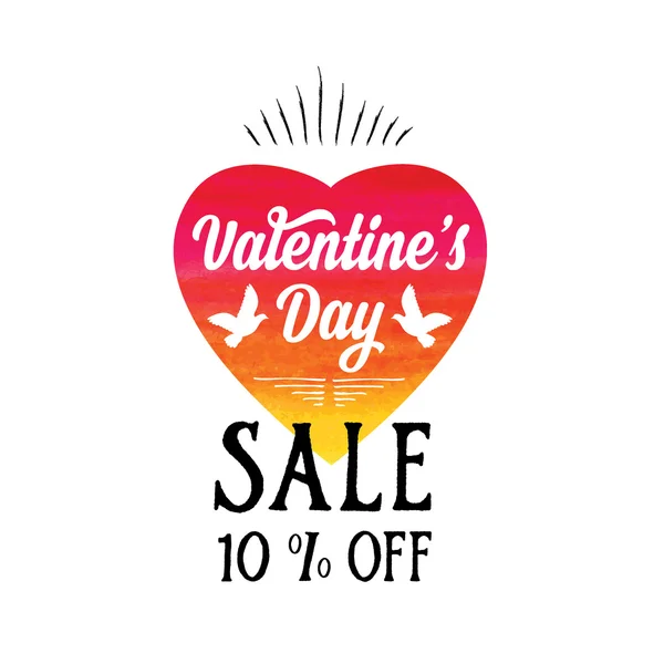 Valentine's Day sale — Stock Vector