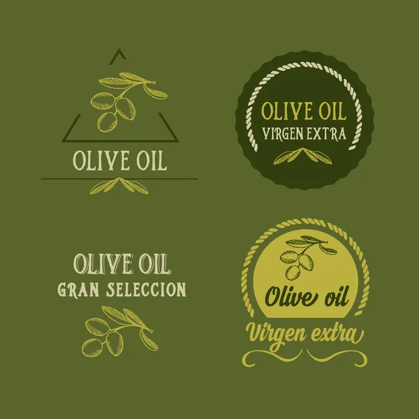 Aceite de oliva, concepto de diseño — Archivo Imágenes Vectoriales