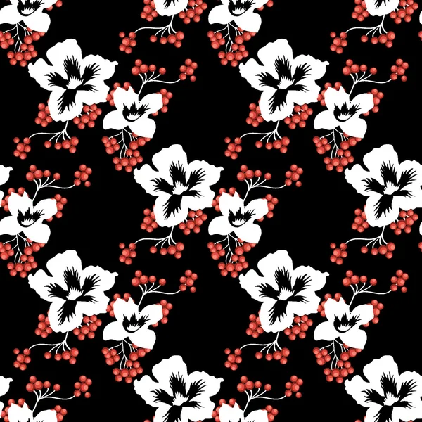 Modèle floral sans couture — Image vectorielle