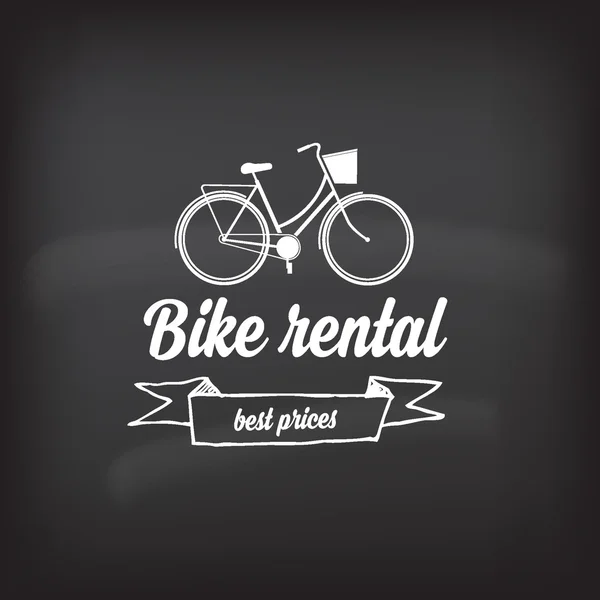 Aluguel de bicicletas, conceito de design . — Vetor de Stock