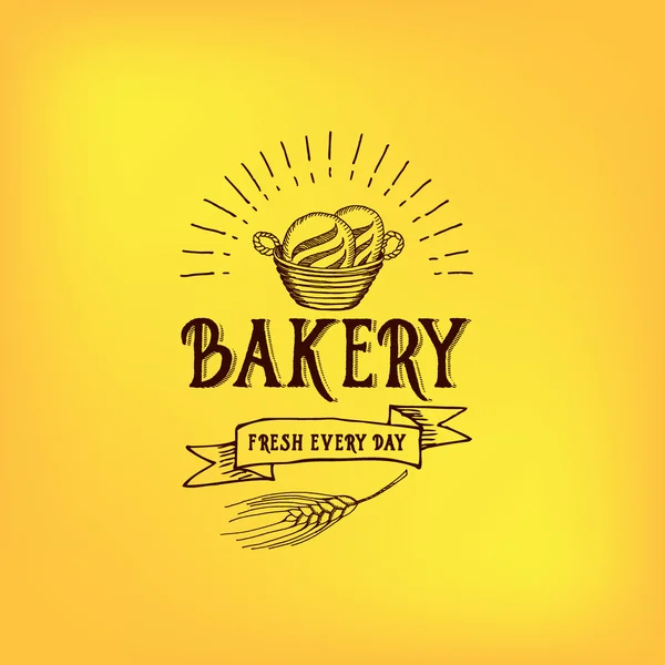 Bread and bakery design. — Stock Vector