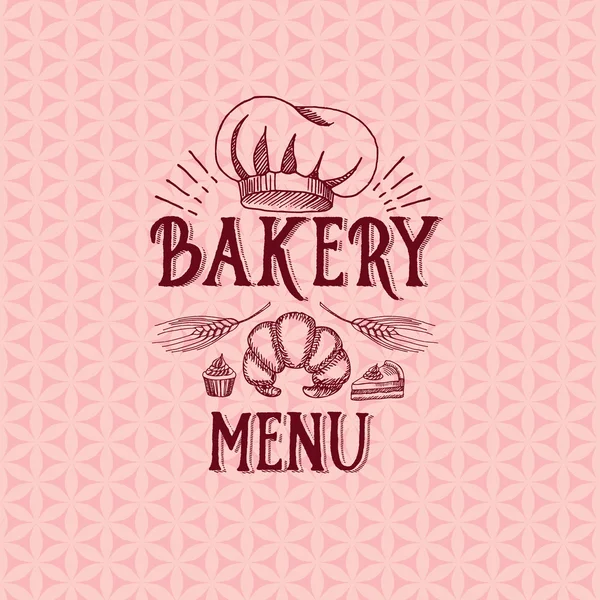 Logo for menu template — Stock Vector