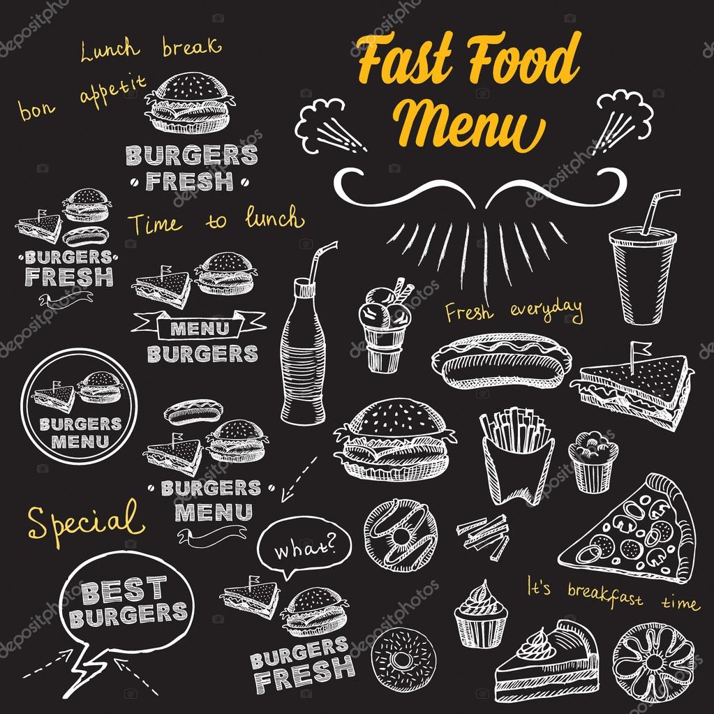 Restaurant cafe menu, template design. Food flyer.
