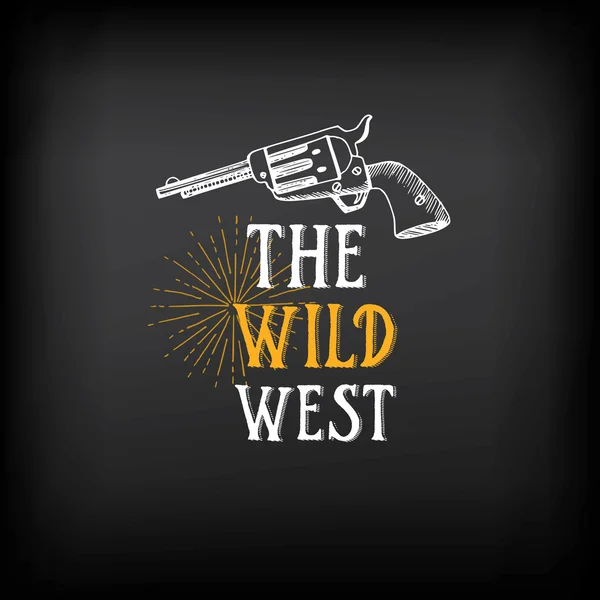 Wild west badges ontwerp — Stockvector