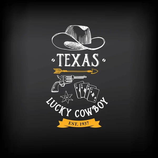 Wild west badges design Royalty Free Stock Illustrations