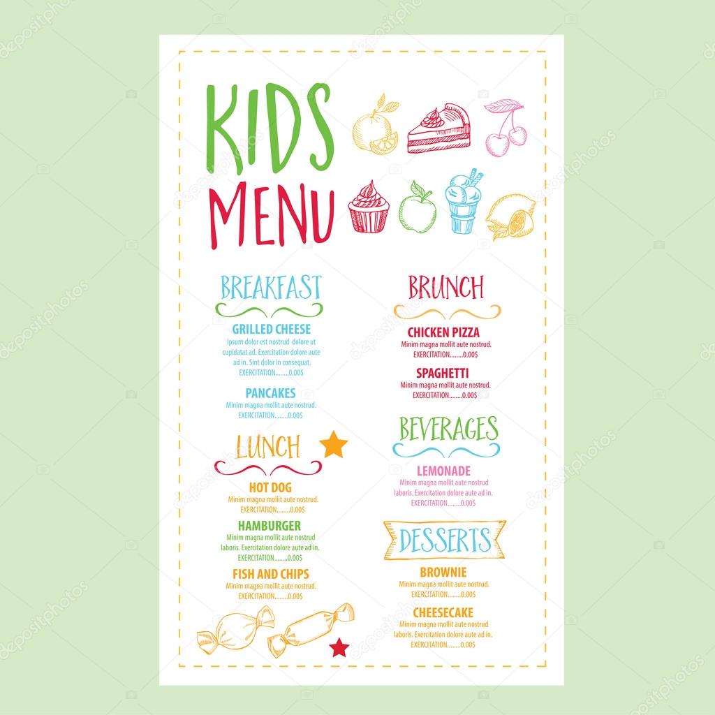 restaurant cafe menu template design stock vector marchi 92351732