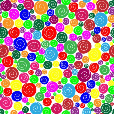 Doodle kabarcıkları ile Seamless Modeli.