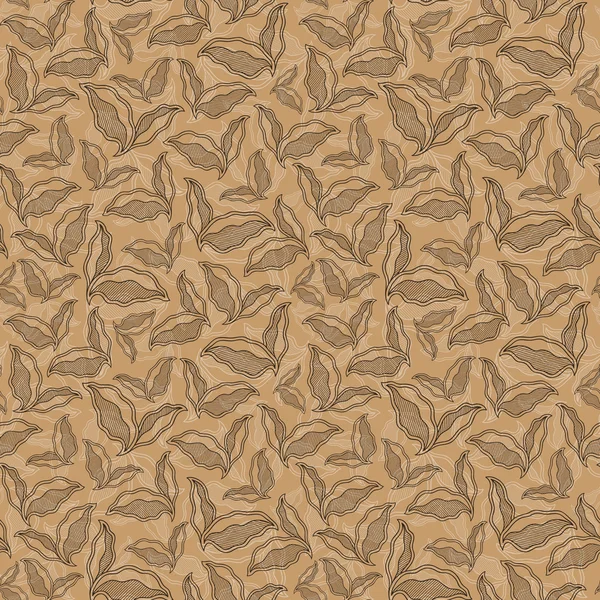 Leaves seamless pattern background.