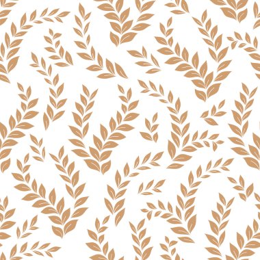 Dal ile Dikişsiz vintage desen