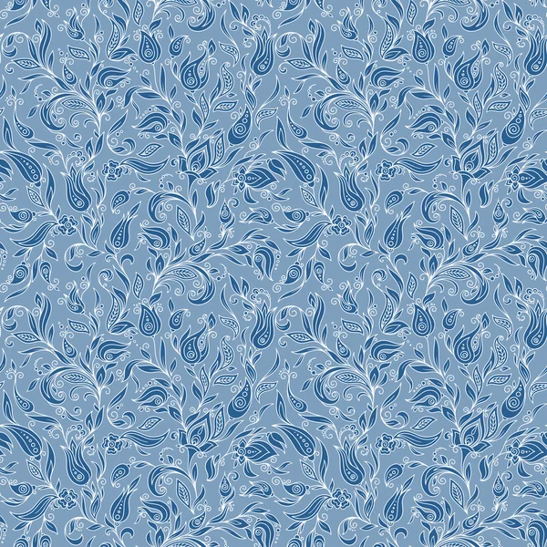 Nahtloses Muster. Paisley Blumen Illustration Design — Stockfoto