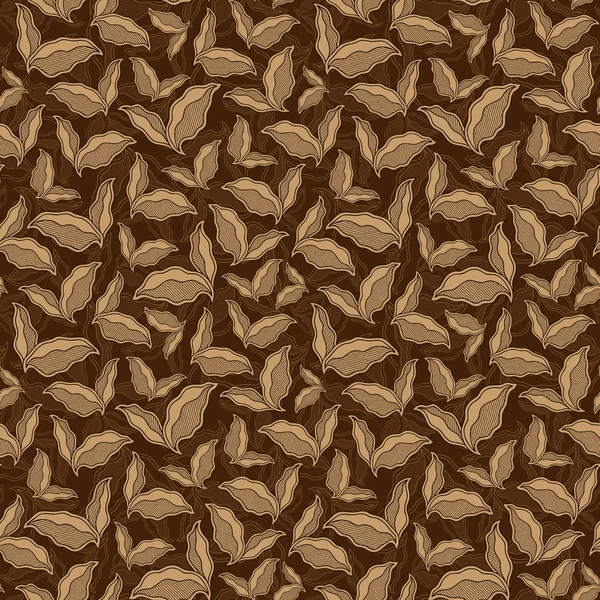 Leaves seamless pattern background. — Stock Photo, Image