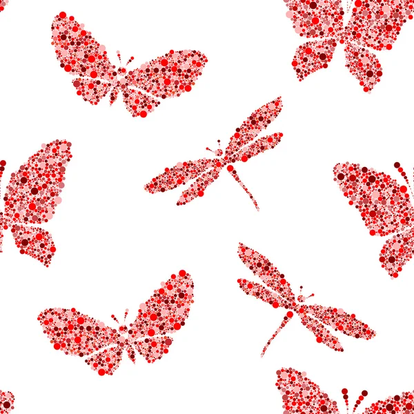 Butterfly  seamless pattern background — Stock Photo, Image
