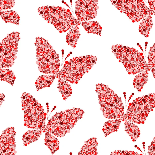 Butterfly  seamless pattern background — Stock Photo, Image