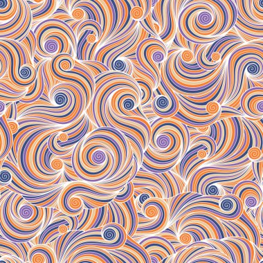 Doodle sorunsuz arka plan. El çizim doodle. 