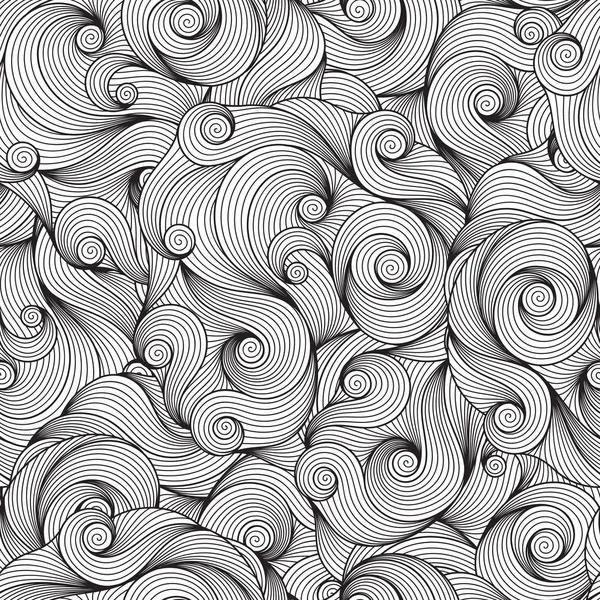 Seamless Raster Pattern for coloring book.