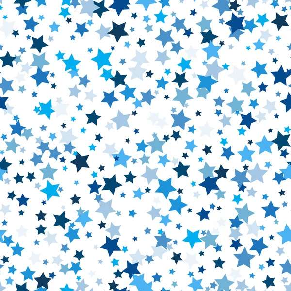 Blue Stars Vintage  Seamless Pattern — Stock Photo, Image