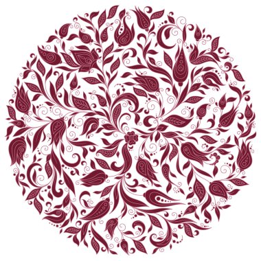 Çiçek bir buket ile Vintage zarif raster arka plan .