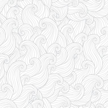 Elle çizilmiş kesintisiz dalga arka plan.  