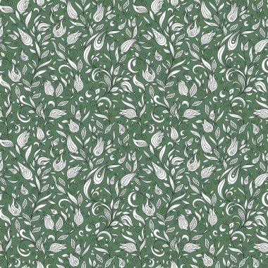 Seamless modeli. Paisley çiçek Çizim tasarım