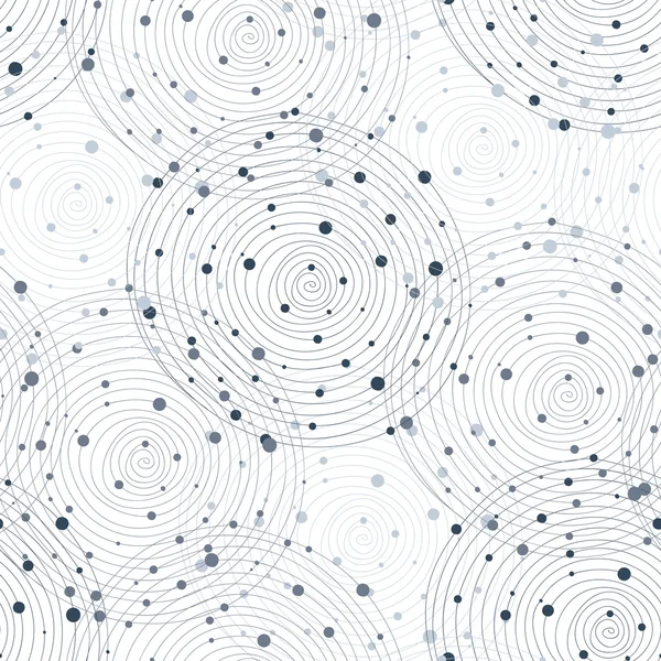 Decoratief patroon. De naadloze structuur raster met getekende cirkels. — Stockfoto